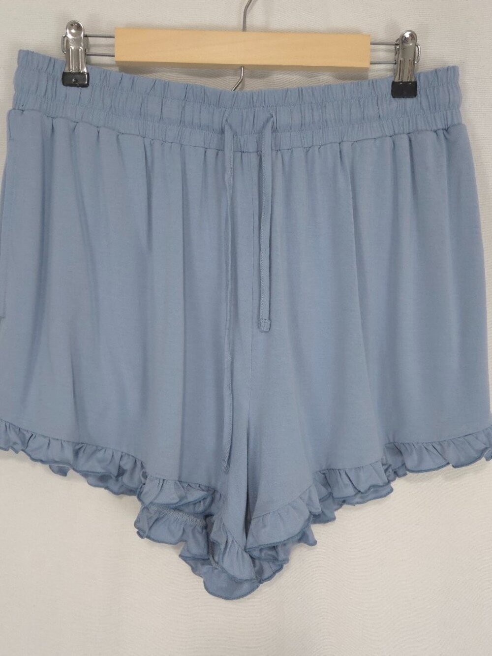 Silks Design Women's Bamboo Ruffle Sleep Shorts